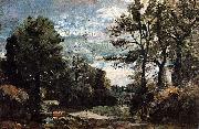 John Constable A Lane near Flatford oil painting artist